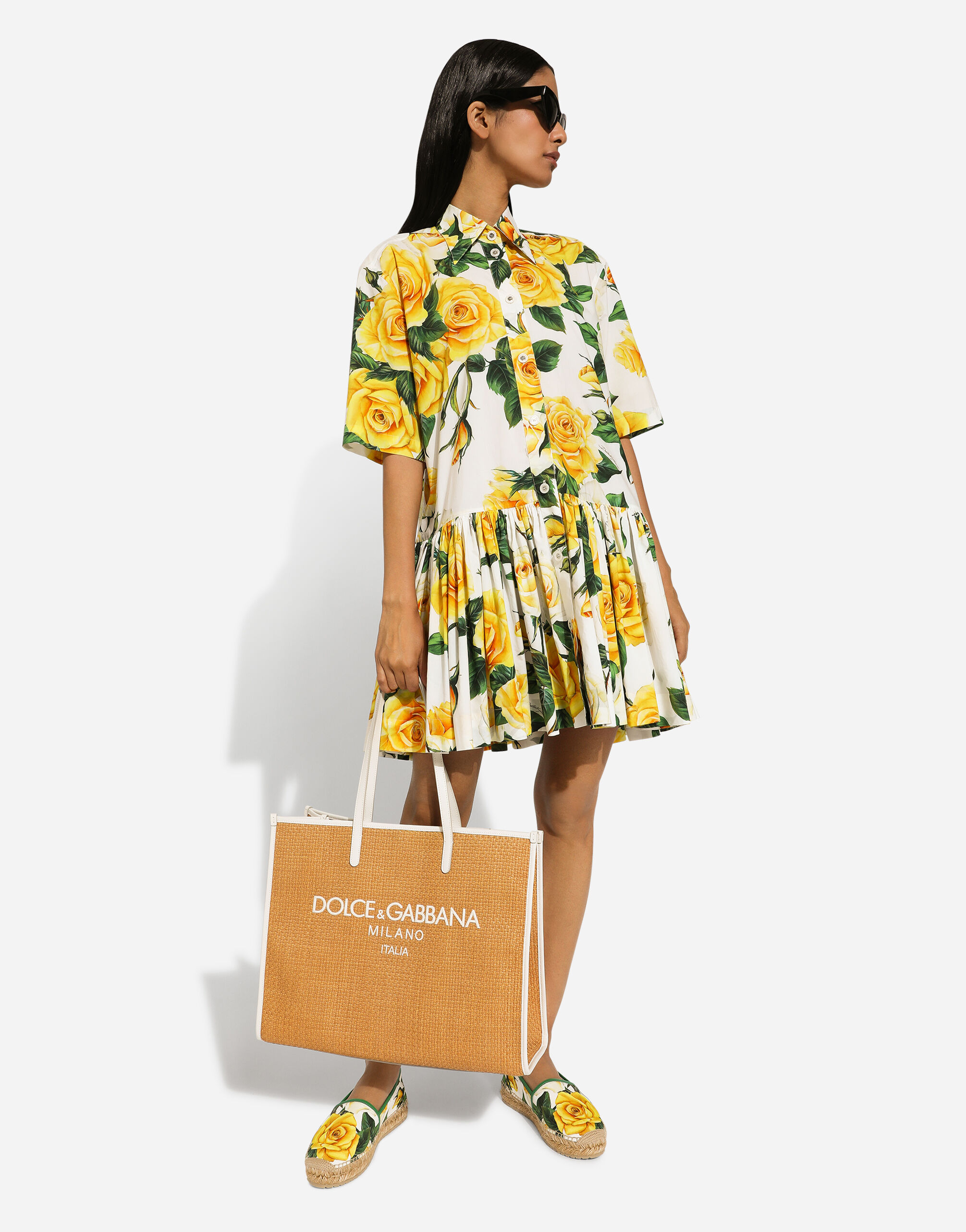 Large shopper in Beige for Women | Dolce&Gabbana® US