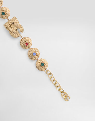 Dolce & Gabbana Pulsera con logotipo Dorado WBR6R2W1111