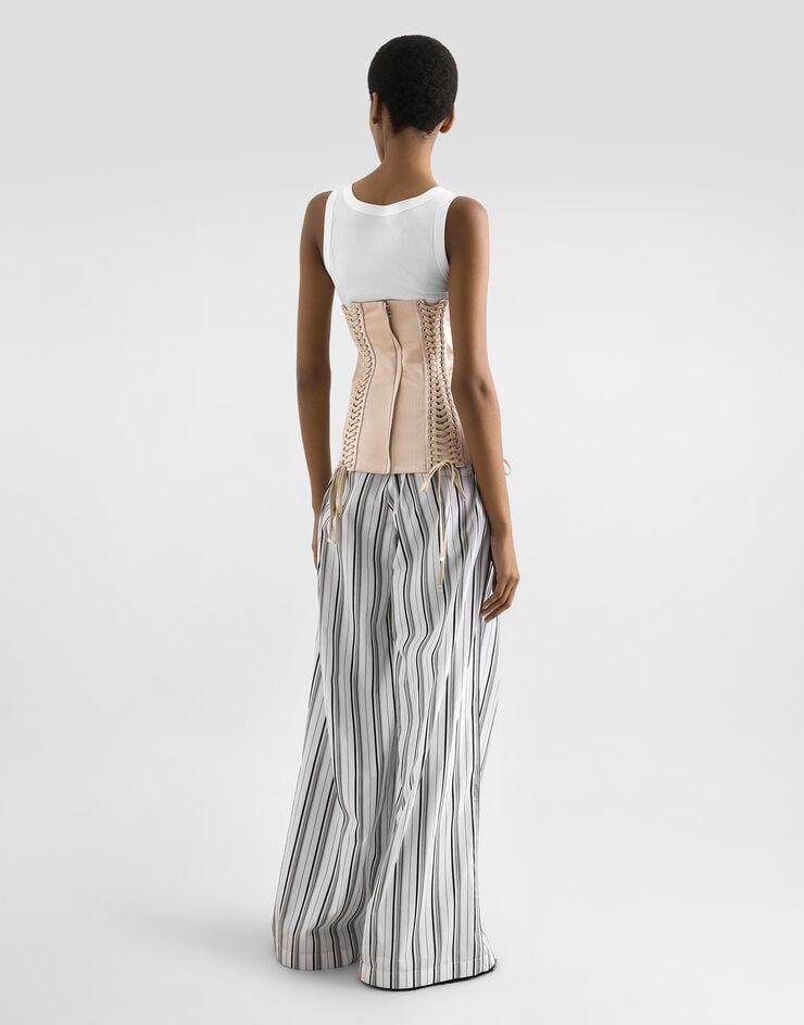 Dolce & Gabbana Silk duchess belt Pink FB420AFU1KM