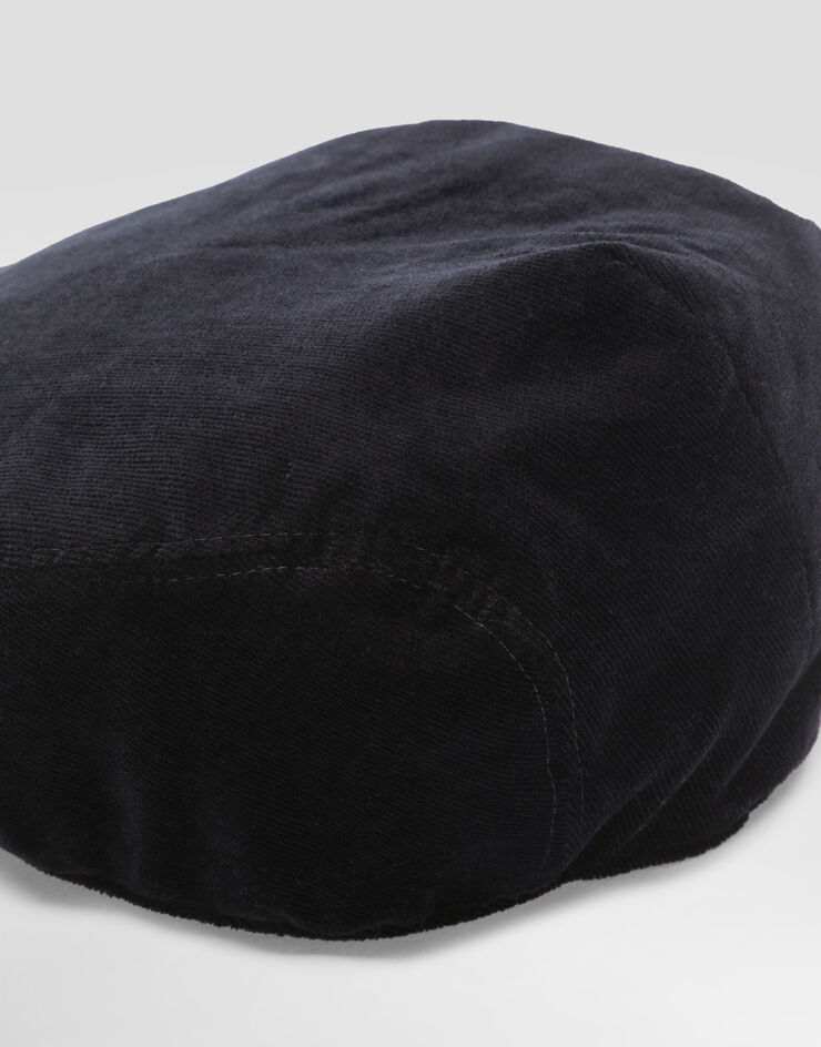 Dolce & Gabbana Velvet flat cap Black GH587AFUVJF