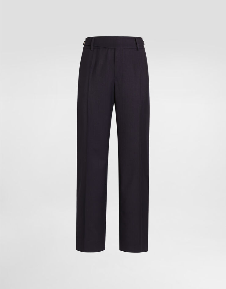 Dolce & Gabbana Pantalones en lana virgen Dolce & Gabbana Pantalones en lana virgen Blue GP110TGK424