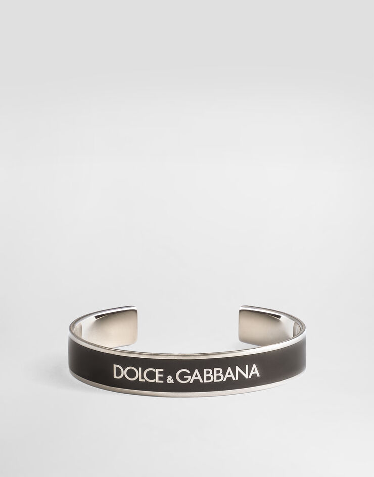 Dolce & Gabbana Pulsera de metal con logotipo Rojo WBR1D2W1111