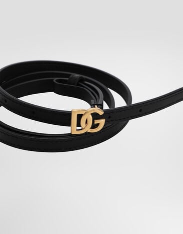 Dolce & Gabbana Calfskin belt Black BE1588AK274