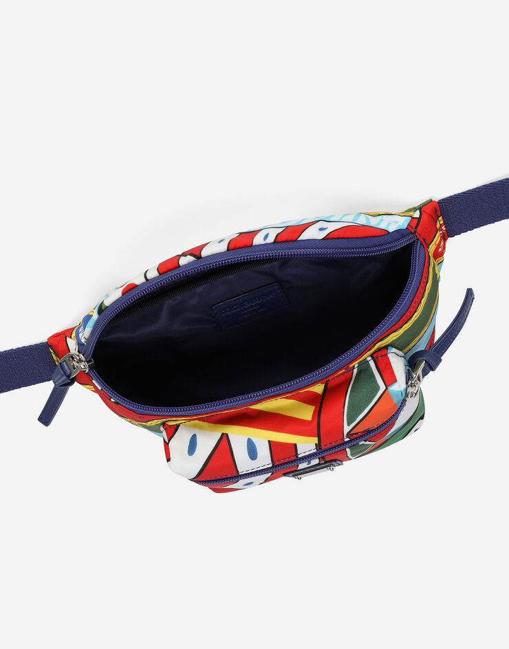 Dolce&Gabbana Printed nylon belt bag Azure EM0103AO207