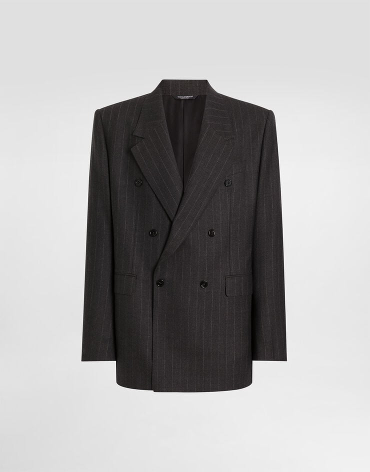 Dolce & Gabbana Palermo double-breasted pinstripe wool jacket  G2VN7TFR23W