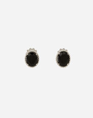 Dolce & Gabbana Anna earrings in white gold 18Kt and black spinels Gold WERA2GWPE01