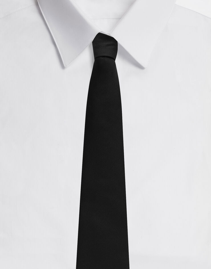 10cm silk faille blade tie in Black for Dolce&Gabbana® US
