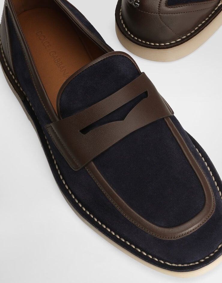 Dolce & Gabbana Pantofola in crosta di vitello Multicolore A50744A0084