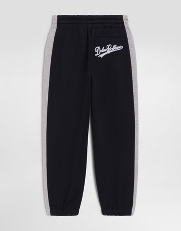 Dolce & Gabbana Fleece trousers with logo  L4JPMGG7PWP