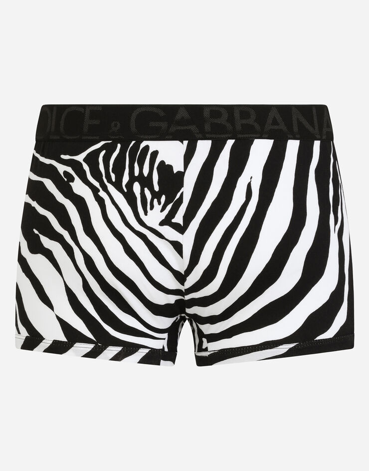 Dolce & Gabbana REGULAR BOXER Imprimé Animalier M4D06JFSGWI