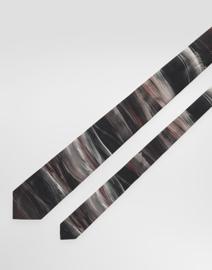 Dolce & Gabbana Abstract-print silk tie Dolce & Gabbana Abstract-print silk tie GT147EG0TJJ