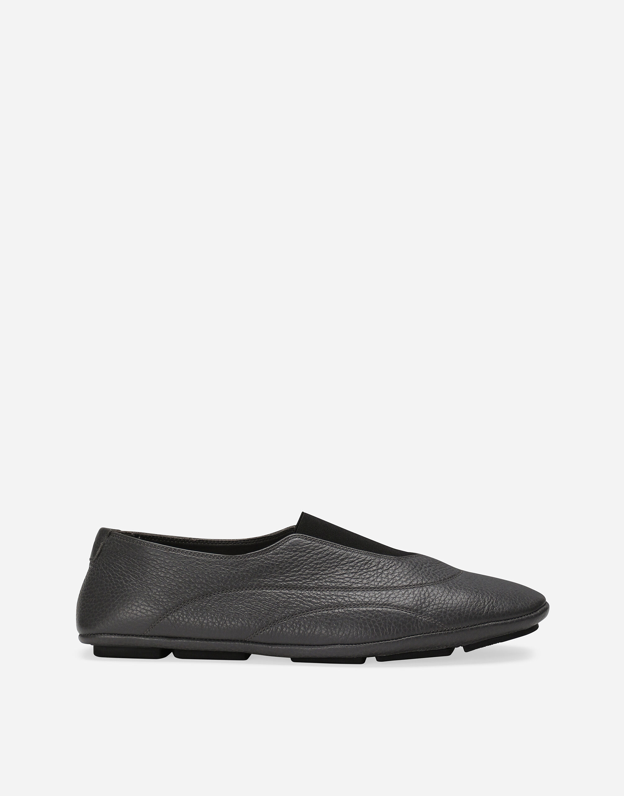 Deerskin slippers in Grey for Men Dolce Gabbana