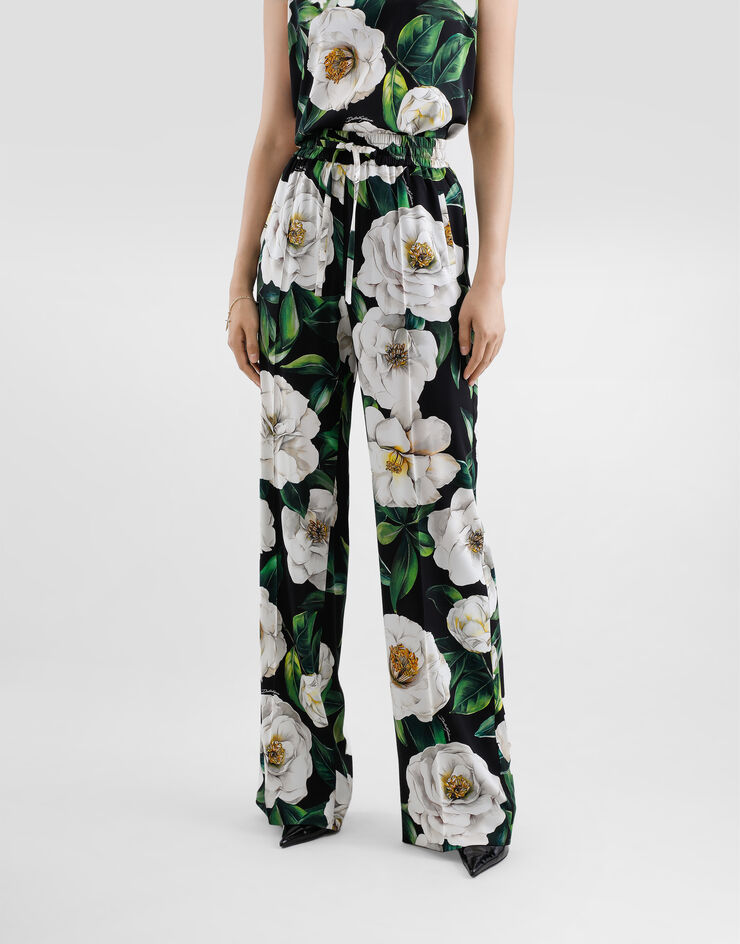 Dolce & Gabbana Wool gabardine shorts Print FTC9YTFSA7F