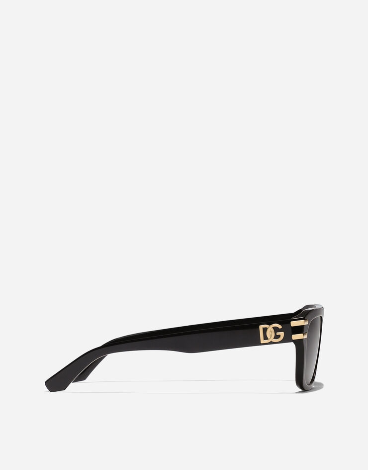 Dolce & Gabbana Sonnenbrille DG Griffe Schwarz VG4496VP187