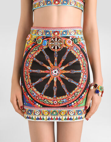 Dolce & Gabbana Carretto wheel belt Multicolor WLS6C1W1111