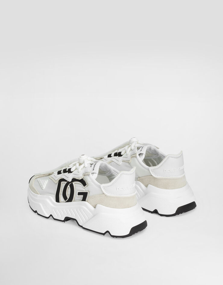 Dolce & Gabbana Zapatilla daymaster de mezcla de materiales White CK1908AQ040