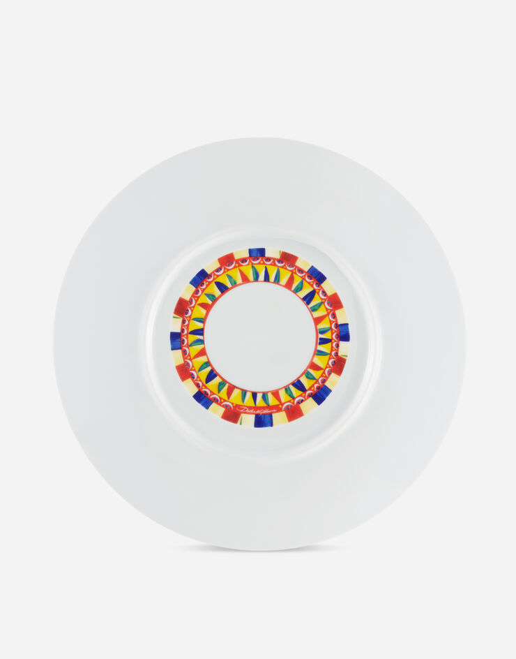 Dolce & Gabbana Porcelain Platter Multicolor TC0091TCA23