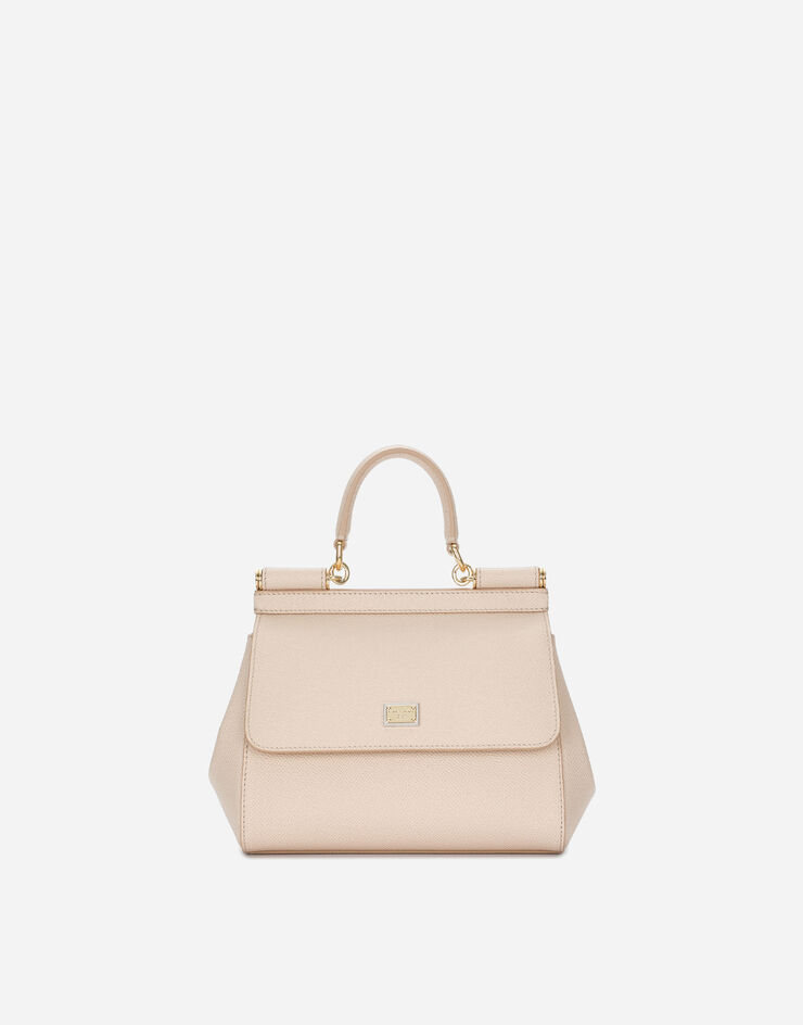 Dolce & Gabbana Small dauphine leather Sicily bag Pink BB4825A1001