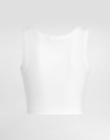 Dolce & Gabbana توب من جيرسي White F8W40TGDDVM