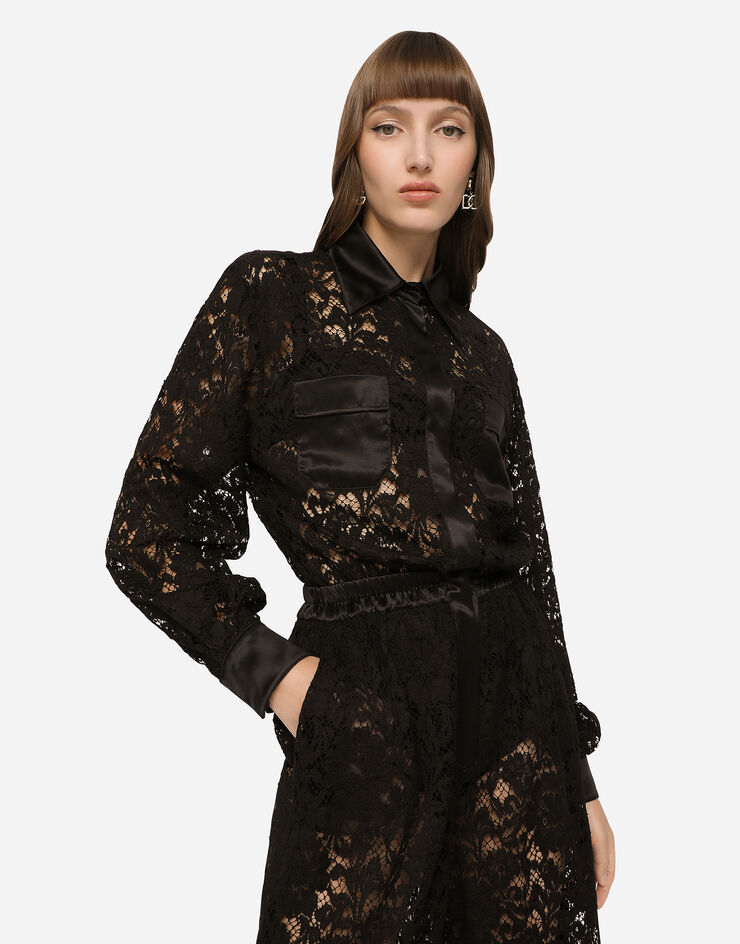Dolce & Gabbana Cordonetto lace jumpsuit Negro F6H1JTFLM9V