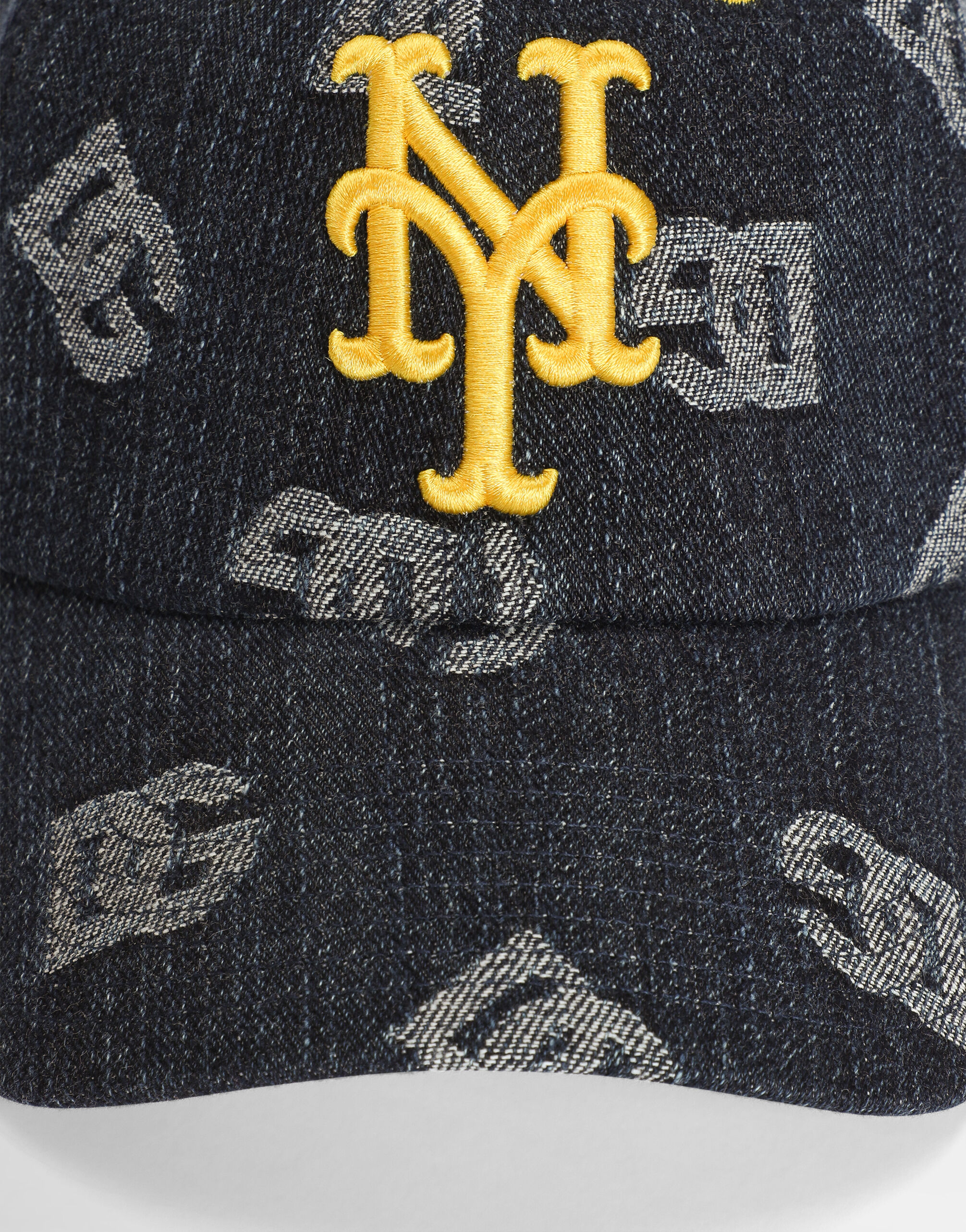 Dolce&Gabbana X '47 New York Mets Baseball Cap In Denim Logo Denim