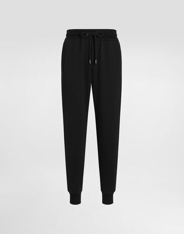 Dolce & Gabbana Cotton jogging trousers Black GVS2HZG7P9M