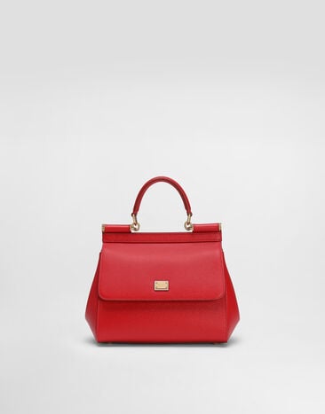 Dolce & Gabbana Henkeltasche Sicily mittelgroß Rot BB6003B1001