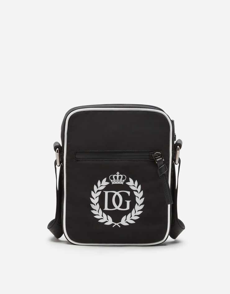 Dolce & Gabbana NYLON SIDE BAG WITH DG LOGO PRINT MULTICOLORE EM0097AM121