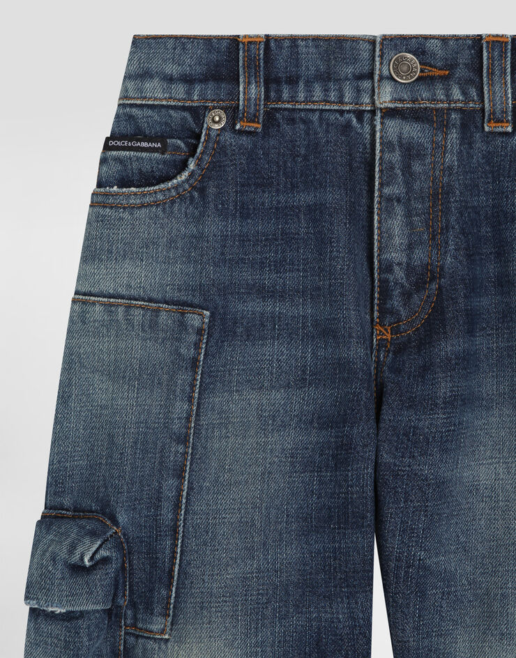 Dolce & Gabbana Denim bermuda shorts Multicolor L44Q13LDD81