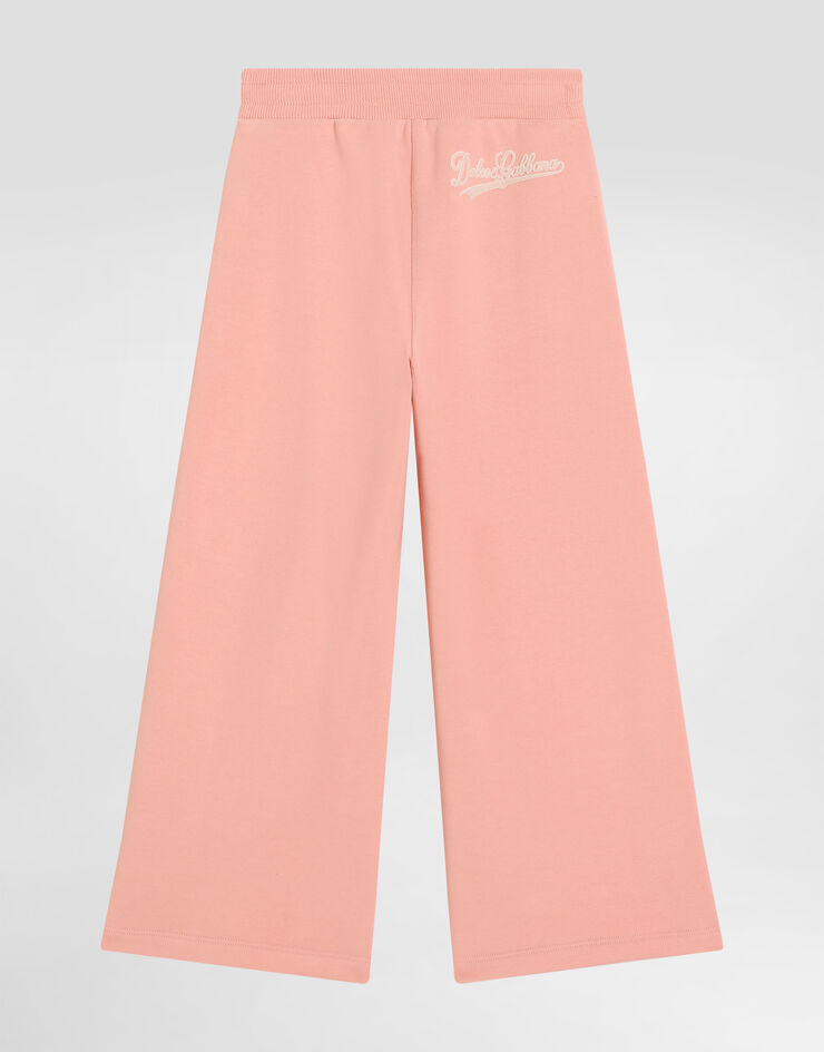 Dolce & Gabbana Fleece trousers with print Dolce & Gabbana Fleece trousers with print Pink L5JPI3G7PWH