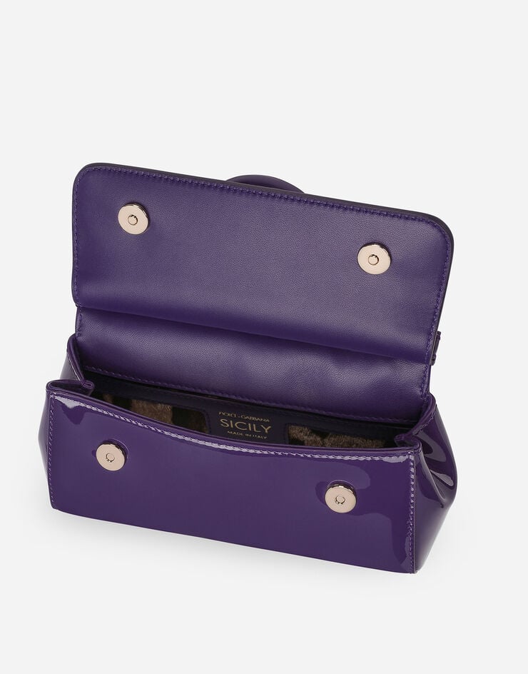 Dolce & Gabbana Маленькая сумка Sicily с короткой ручкой фиолетовый BB7116A1471