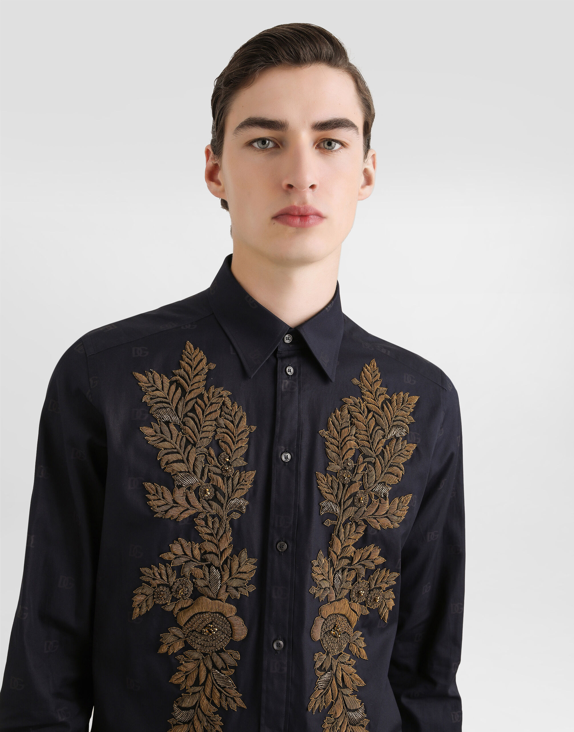 Logo-print martini poplin shirt - thumbnail 4