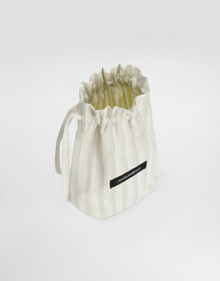 Dolce & Gabbana Striped poplin crossbody bag Multicolor BM2503AY217