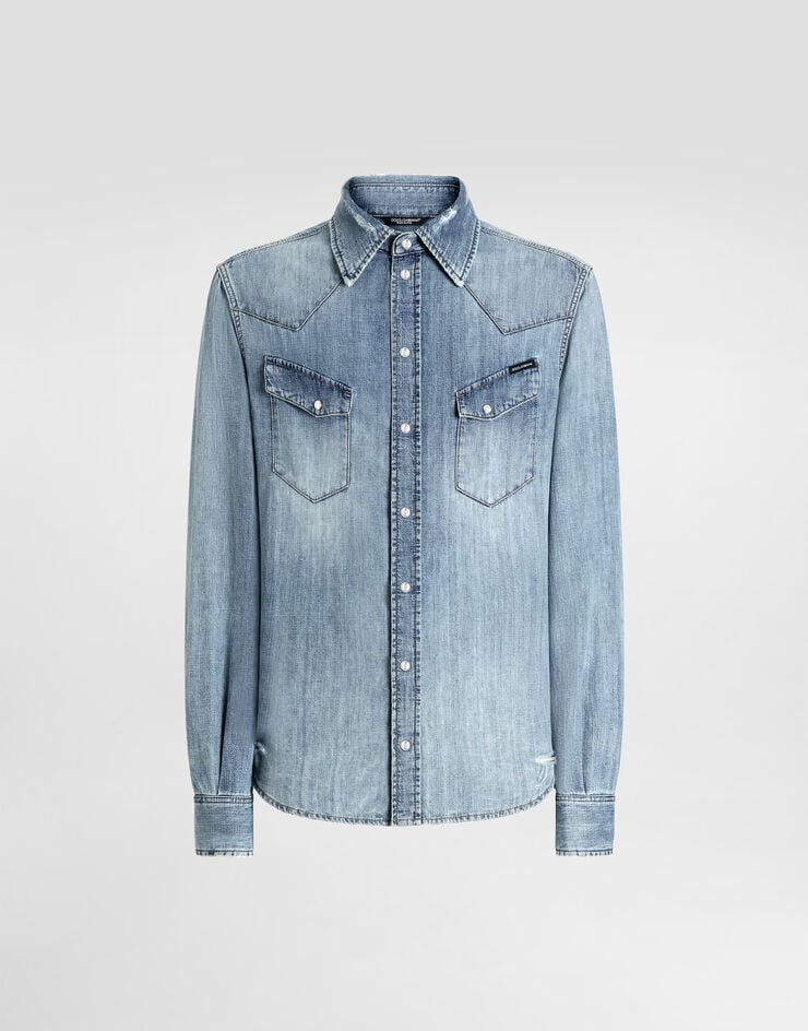 Dolce & Gabbana Denim shirt Dolce & Gabbana Denim shirt Multicolor G5OD5DG8OJ3