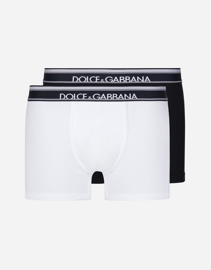 Dolce & Gabbana Two-way stretch cotton regular-fit boxers two-pack Multicolor M9D76JOUAIG