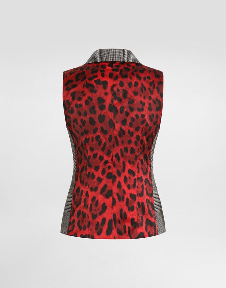 Dolce & Gabbana Vest in glen plaid flannel Dolce & Gabbana Vest in glen plaid flannel Multicolor F794ATFQ2O5