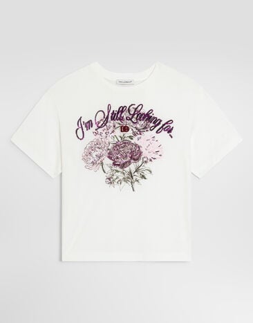 Dolce & Gabbana Jersey t-shirt White L5JTNMG7QUW