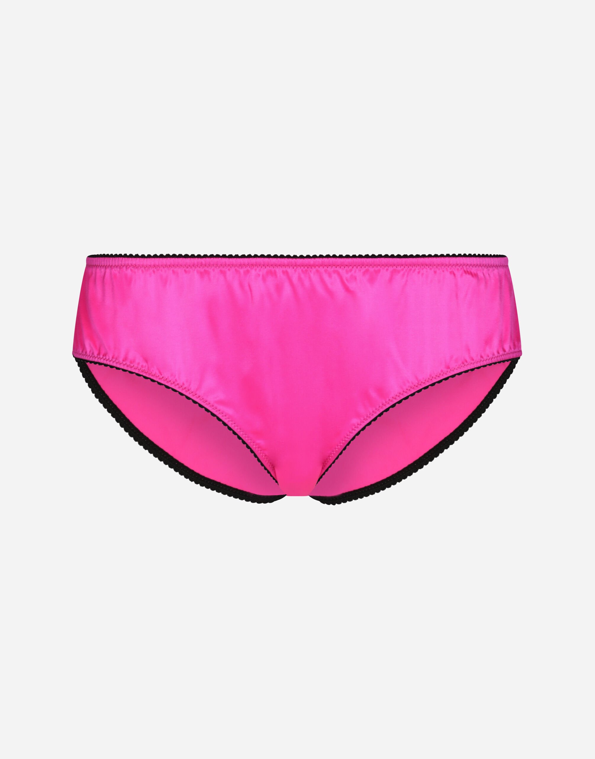 Dolce & Gabbana Satin panties Fuchsia FTC3JTGDCBW