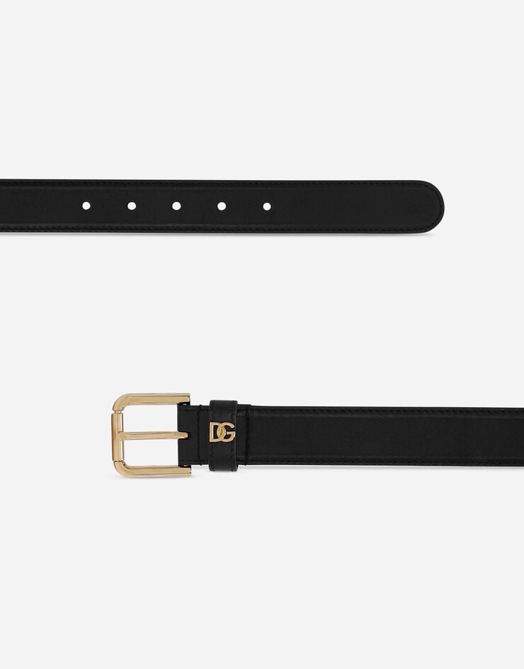 DG logo belt in Black for for Women | Dolce&Gabbana®