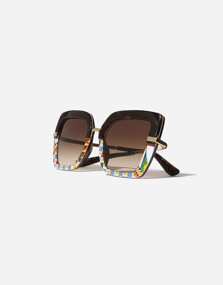 Dolce & Gabbana Occhiali da sole Half print Multicolore VG437BVP813