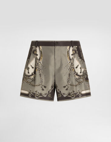 Dolce & Gabbana Cargo-print short swim boxers Multicolor M4E68TFIM7T