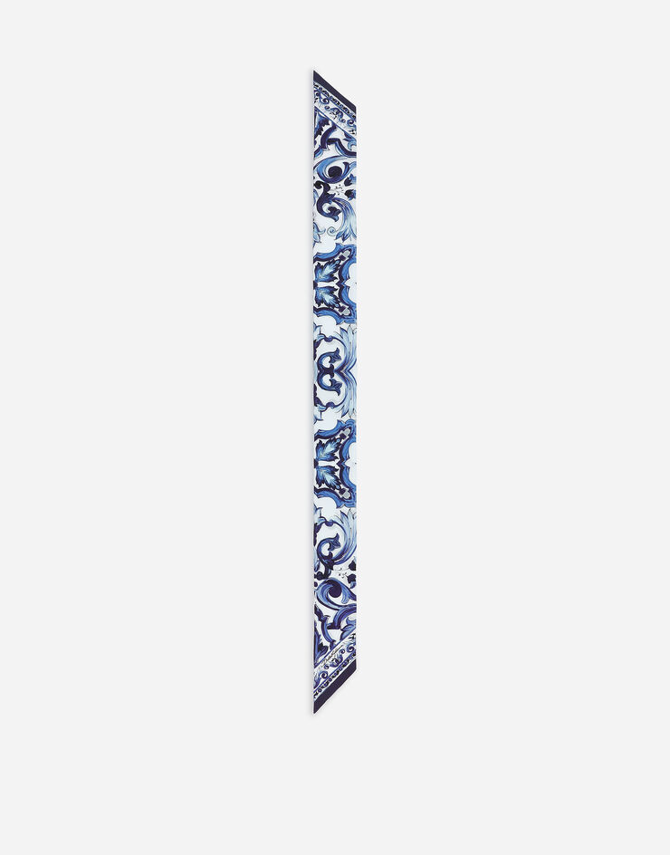 Dolce & Gabbana Majolica-print twill headscarf Multicolor FS215AGDAOY