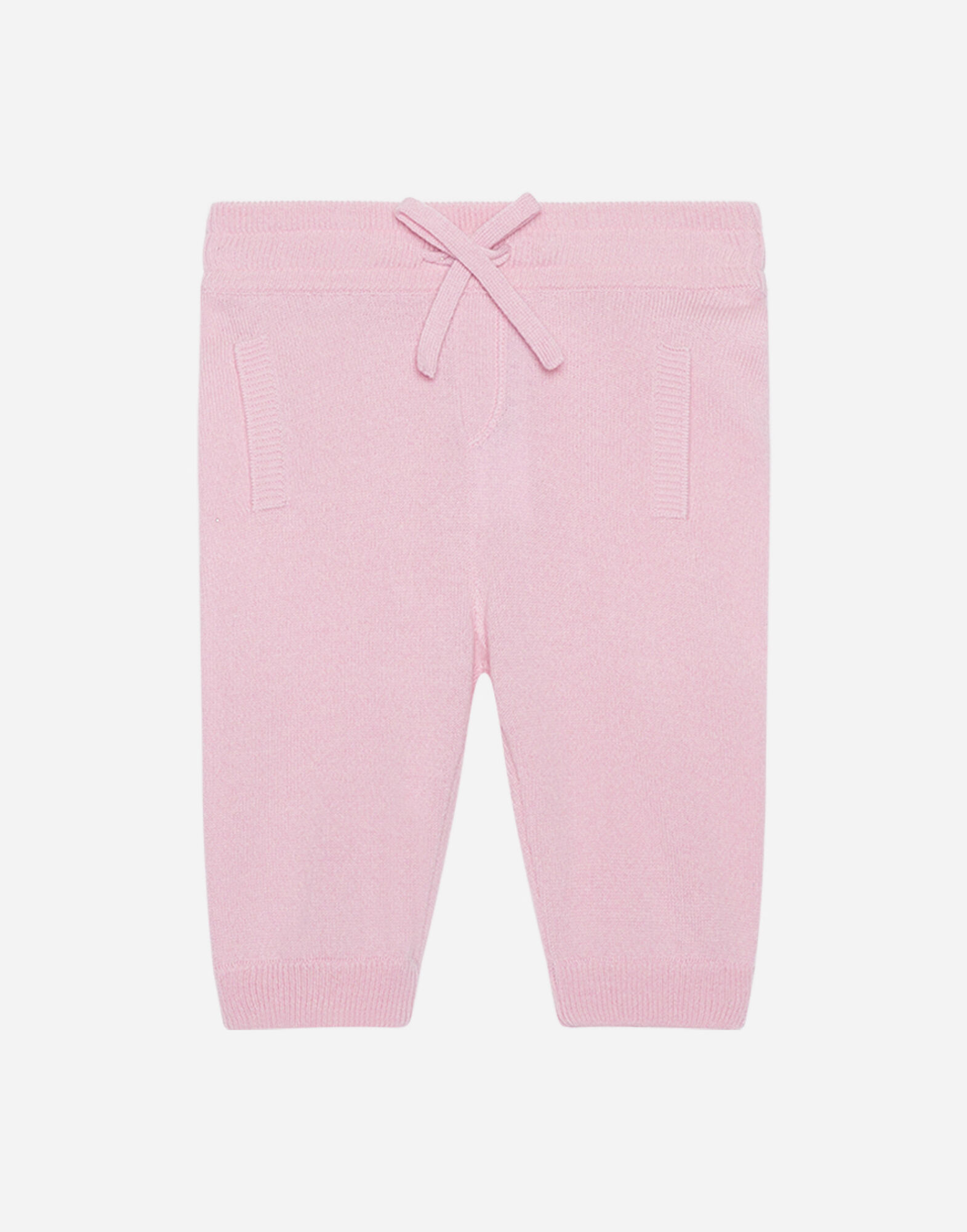 ピンクのメンズ Cashmere jogging pants with heritage embroidery