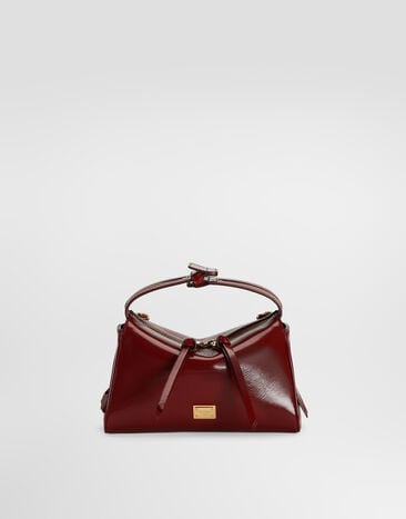 Dolce & Gabbana Mini Vittoria calfskin handbag Red BB7889AZ000
