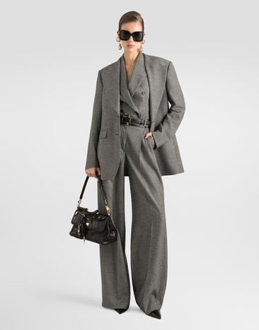 Dolce & Gabbana Glen plaid flannel trousers Multicolor FTC17TFQ2O5