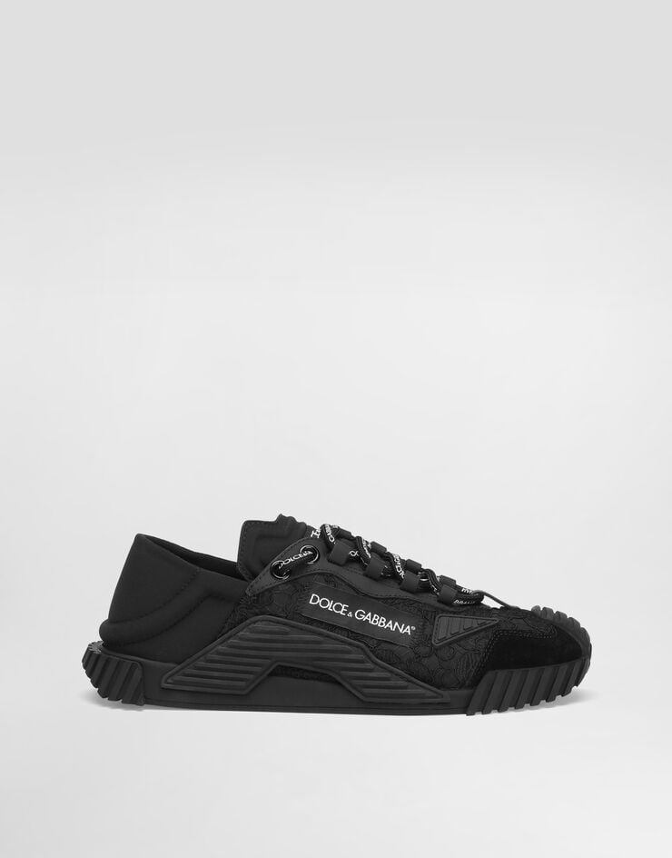 Dolce & Gabbana Mixed-materials NS1 slip-on sneakers Black CK1837AX372