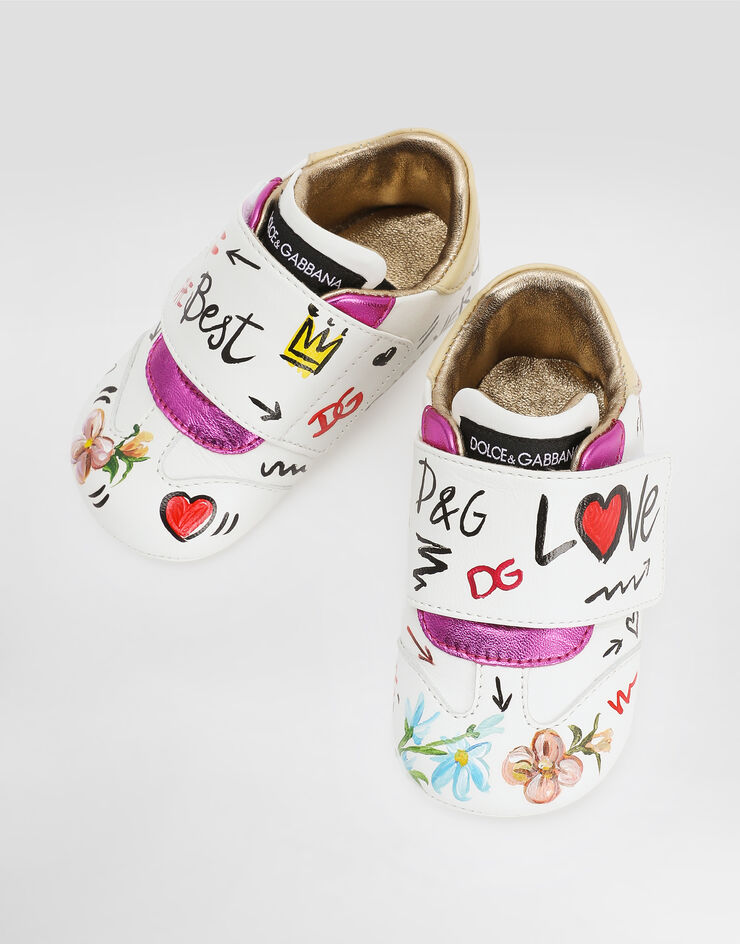 Dolce & Gabbana Sneaker in calfskin Multicolor DK0109AW567