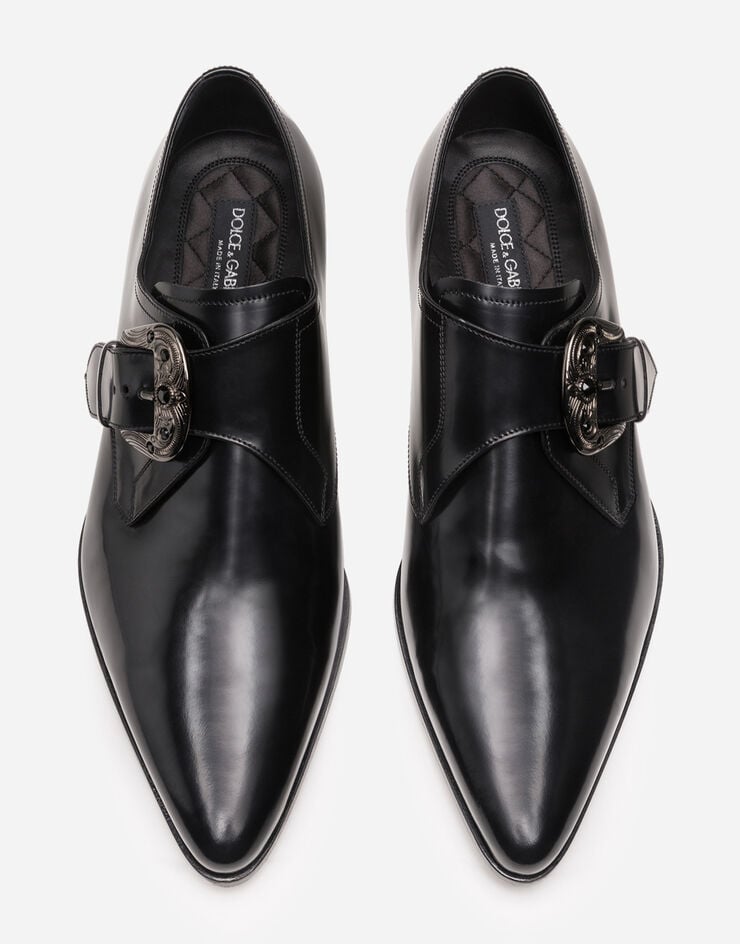 Dolce & Gabbana Slippers in star calfskin Dolce & Gabbana Slippers in star calfskin SCHWARZ A50375AA384