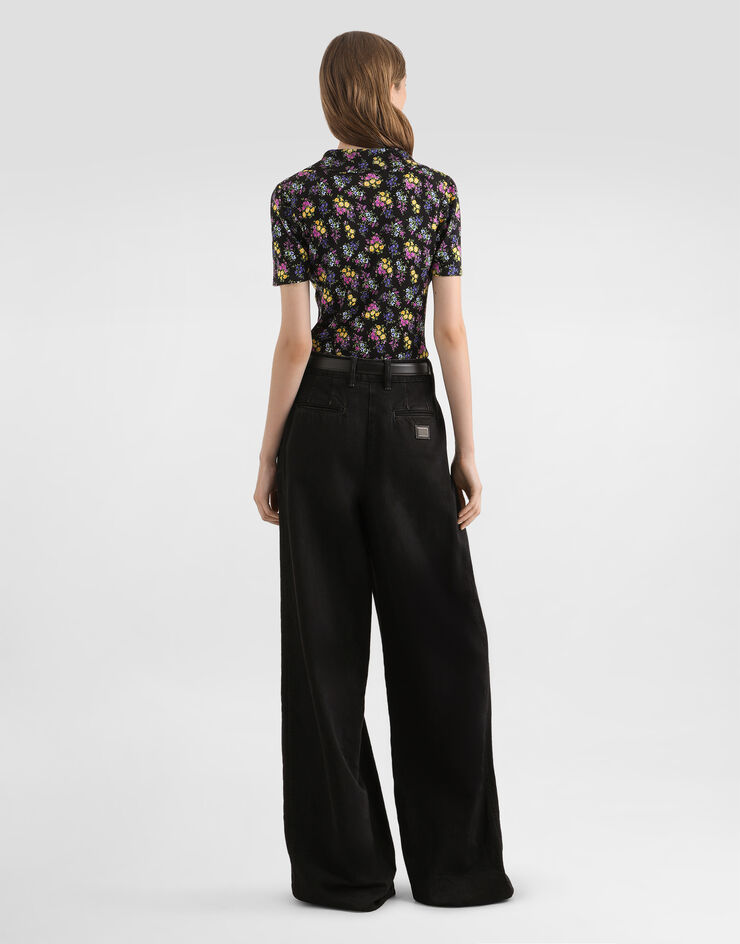 Dolce & Gabbana Small floral-print silk pullover Multicolor FXZ21TJAHLU