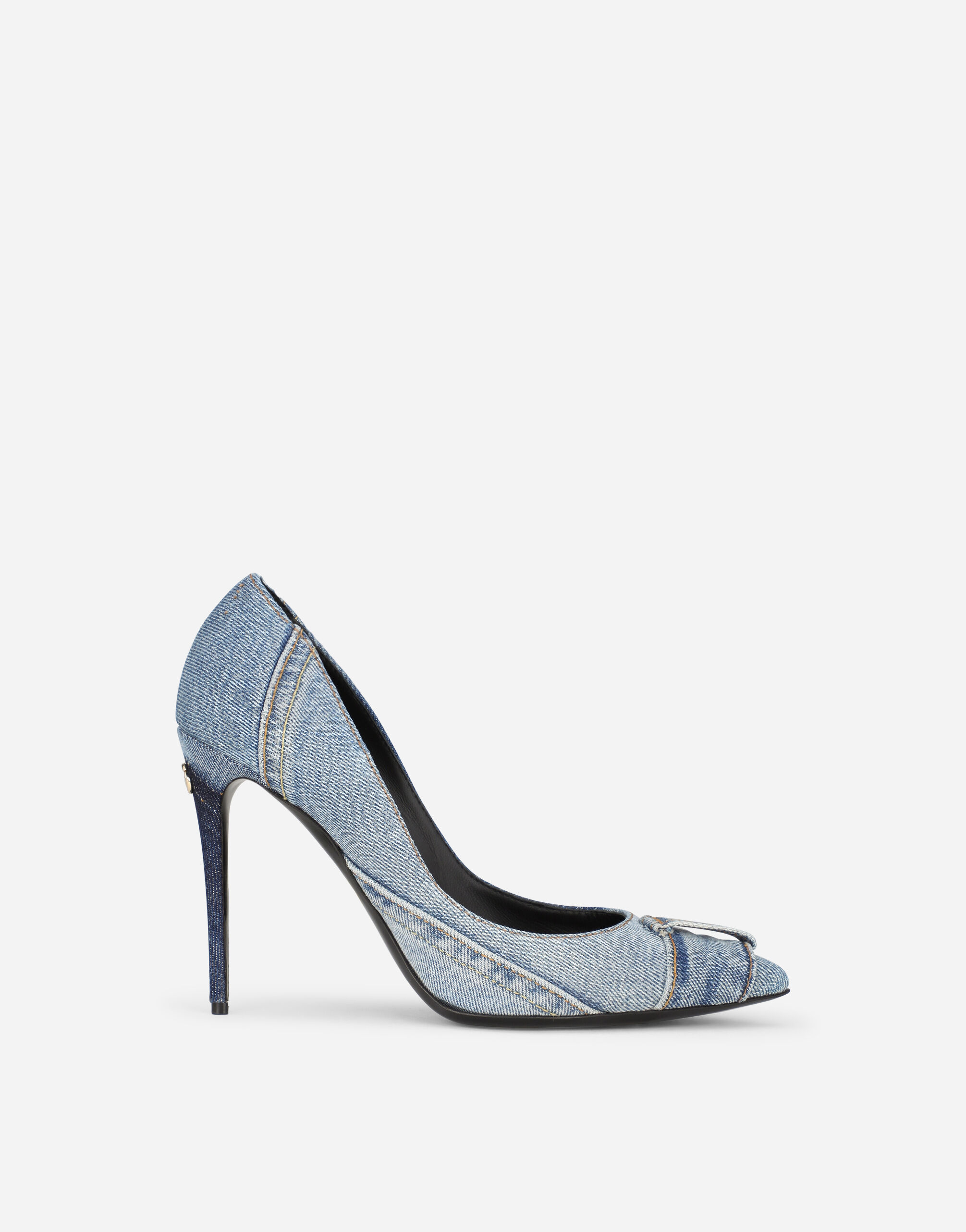 Denim pumps hotsell